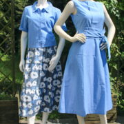 Kleid+Bluse hellblau